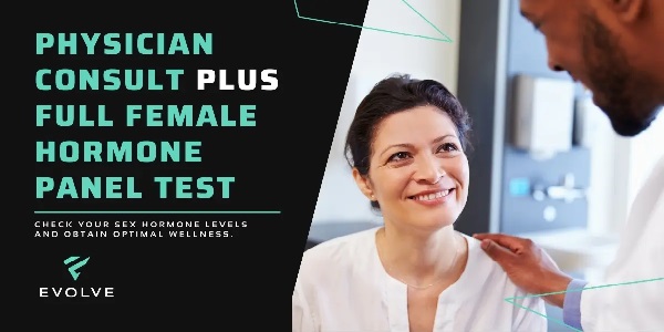 EVOLVE Physician Consult Plus Full Female Hormone Panel Test